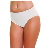 Bestin Kadın Beyaz 5'li Paket Bambu Yüksek Bel Slip Külot (2siyah-2beyaz-1ten), L, TYC00246304497-869SCN0012564