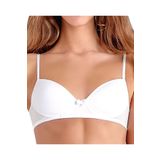 Bestin Kadın Beyaz Desteksiz Yumuşak Kaplı Balensiz Alıştırma Sütyeni, 60B, D853LX-89D0018320280
