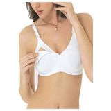 Bestin Kadın Beyaz Modal Premium Rahat Kapsız Emzirme Sütyeni, 90B, DS2236İM-89D0018319348