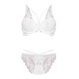 Bestin Kadın Ekru Siyah Destekli Push Up Dantelli Sütyen Külot Takım, 85B, D4426NTX-89D0018319635