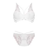 Bestin Kadın Ekru Siyah Destekli Push Up Dantelli Sütyen Külot Takım, 90B, D4426NTX-89D0018319883