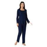 Bestin Kadın Lacivert Hamile Lohusa Pijama Takımı, 2XL, TYC00271180330-869DST0018114