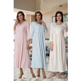Bestin Kadın Pembe Hamile Lohusa Gecelik, M, D3012EF-89C0018316974