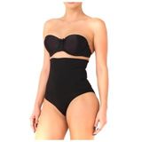 Bestin Kadın Siyah Dikişsiz Double Yüksek Bel Alttan Çıtçıtlı Slip Lohusa Korse, 2XL, D2019MI-89C0018324088