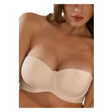 Bestin Kadın Ten Rengi Destekli Straplez Sütyen, 85B, DT195NT-89D0018320607