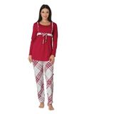 Bestin Kadın Vişne Hamile Lohusa Pijama Takımı, 2XL, DS8082EF-89D0018311355