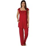 Bestin Kadın Vişne Hamile Lohusa Pijama Takımı, S, DN2303EF-869DST0018098
