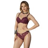 Bestin Mor Kadın Destekli Push Up Sütyen String Külot Takım, 75B, CP4430NT3-869SC0319964
