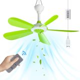 bestmoument RVs USB fişli elektrikli tavan vantilatörü, uzaktan kumandalı, 3 hız, zamanlayıcı, 5 bıçak, kompakt DC motor, kamp, yurtlar, çadır, gölgelik, çardak, plaj, asılı, ev kullanımı için ideal,