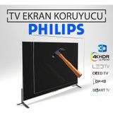 Bestoclass 8562147537568 Philips 40 İnç Curved 102 Ekran Uyumlu TV Ekran Koruyucu