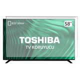 Bestoclass 8562147537897 Toshiba 23 İnç 58 Ekran Uyumlu TV Ekran Koruyucu