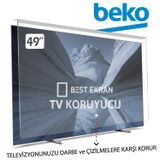 Bestoclass 9856472162224 Beko 49 İnç 124 Ekran Uyumlu TV Ekran Koruyucu