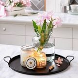 Bestofhome Metal Sade Sunum Tepsi 24 cm Genişlik ile Şık Sunumlar İçin Tasarlandı