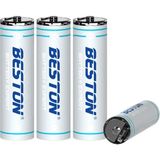 Beston Coverzone Beston USB Kablo Veya Şarj Cihazı ile Şarj Edilebilir Lityum Aa Kalem Pil 1.5V 2200MWH