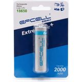 Beston Şarj Edilebilir Lityum İyon El Feneri ve Kafa Lambası Pili 3.7V 2000mAh 18650