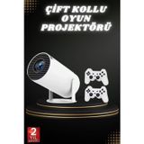 BESTONLY Taşınabilir Android Projeksiyon Ayaklı Çift Kollu 4K Çözünürlüklü Sinema Projeksiyonu