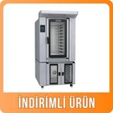 Bestoven 10 Tepsili Döner Fırın Gazlı 40x60 Davlumbaz+Mayalandırma BOR-10G-BOF-10E SET
