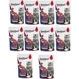 Bestpet 10x85 gr Yetişkin Jelly Pouch Biftekli Kedi Maması