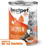 Bestpet 400 gr Gravy Parça Somonlu Kedi Konservesi