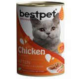 Bestpet 400 gr Jöle İçinde Parça Etli Tavuklu Konserve Yavru Kedi Maması