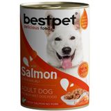 Bestpet 400 gr Somonlu Soslu Konserve Yetişkin Köpek Maması