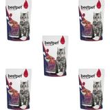 Bestpet 5x85 gr Adult Jelly Biftekli Pouch Kedi Mama