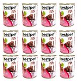 Bestpet Biftekli Gravy 12x400 gr Yetişkin Kedi Konservesi