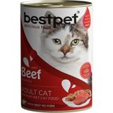 Bestpet Biftekli Gravy 400 gr Yetişkin Kedi Konservesi