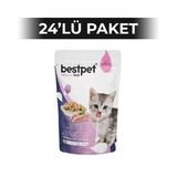 Bestpet Kitten Tavuklu 85 gr 24 Adet Yavru Yaş Kedi Maması