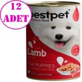 Bestpet Kuzu Etli 12x400 gr Yavru Köpek Konservesi