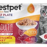Bestpet Multipack 6x85 gr Sığır ve Tavuklu Kedi Konservesi