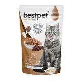 Bestpet Pouch Jelly Ciğerli 6x85 gr Kedi Yaş Maması