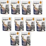 Bestpet Pouch Jelly Tavuk Etli 10x85 gr Yaş Kedi Mama