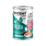 Bestpet Sağlıklı Tüyler İçin Tavuklu 400 gr Yetişkin Kedi Konserve Maması