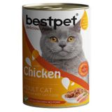 Bestpet Tavuklu Yetişkin 400 gr Konserve Kedi Maması