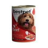 Bestpet Taze Sığır Parça Etli ve Soslu Yetişkin 400 gr Köpek Yaş Mama