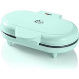 bestron Çift Kalp Waffle Makinesi, 1000W, Yapışmaz Kaplama, Nane Yeşili, Mükemmel Waffle Keyfi