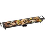 Bestron Elektrikli Masa Izgarası, Xxl Plancha/teppanyaki Ocak, Yapışmaz Kaplamalı, 8 Kişiye Kadar Keyfini Çıkarabilir, 1800 Watt, Renk: Siyah