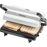 Bestron Elektrikli Panini ve Sandviç Makinesi,yapışmaz Izgara, Cool Touch Sap, Damlama Tepsili - Beyaz