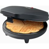 Bestron Retro Kalp Şeklinde Waffle Makinesi 700 W - Mat Siyah