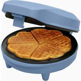 Bestron Retro Kalp Şeklinde Waffle Makinesi 700 W - Mavi