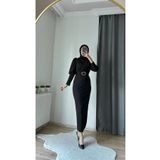 BestShopping Kalem Elbise Siyah