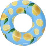 Bestway 119 cm Limon Desenli Deniz Yatağı Mavi Renk Hızlı Şişirme Özelliği ile Kullanıma Hazır 36229