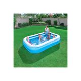 Bestway 12819 Büyük Boy Şişme Aile Havuzu 211x132x46 cm, Mavi + Pompa