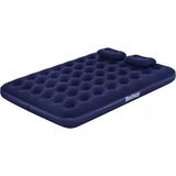 Bestway 203x152x22 cm Yatak Floklu Malzeme ile 2 Yastık ve Pompa ile Taşınabilir Konfor 67374