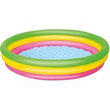 Bestway 3 Boğumlu Şişme Havuz 152x30 cm Eğlenceli Renk Seçenekleriyle Yaz Eğlencesi