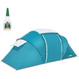 Bestway 4 Kişilik Çift Bölmeli Kamp Çadırı, Dayanıklı ve Pratik, 460X230X95CM - Ahşap - Ceviz