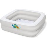 Bestway 51116 86 x 25 CM Kare Beyaz Bebek Havuzu