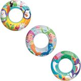 Bestway 51CM Deniz Simidi 3-6 Yaş Eğlenceli Hayvan Temalı Renkli Yüzme Simidi-36113