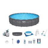 Bestway 561JZ 671x132 cm TM 365 Prefabrik Havuz Seti